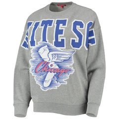Chicago White Sox Mitchell & Ness Women's Cooperstown Collection Logo Lightweight Pullover Sweatshirt Clearance