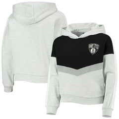 NBA - Brooklyn Nets Girls Youth All Yours Pullover Hoodie - Heathered Gray