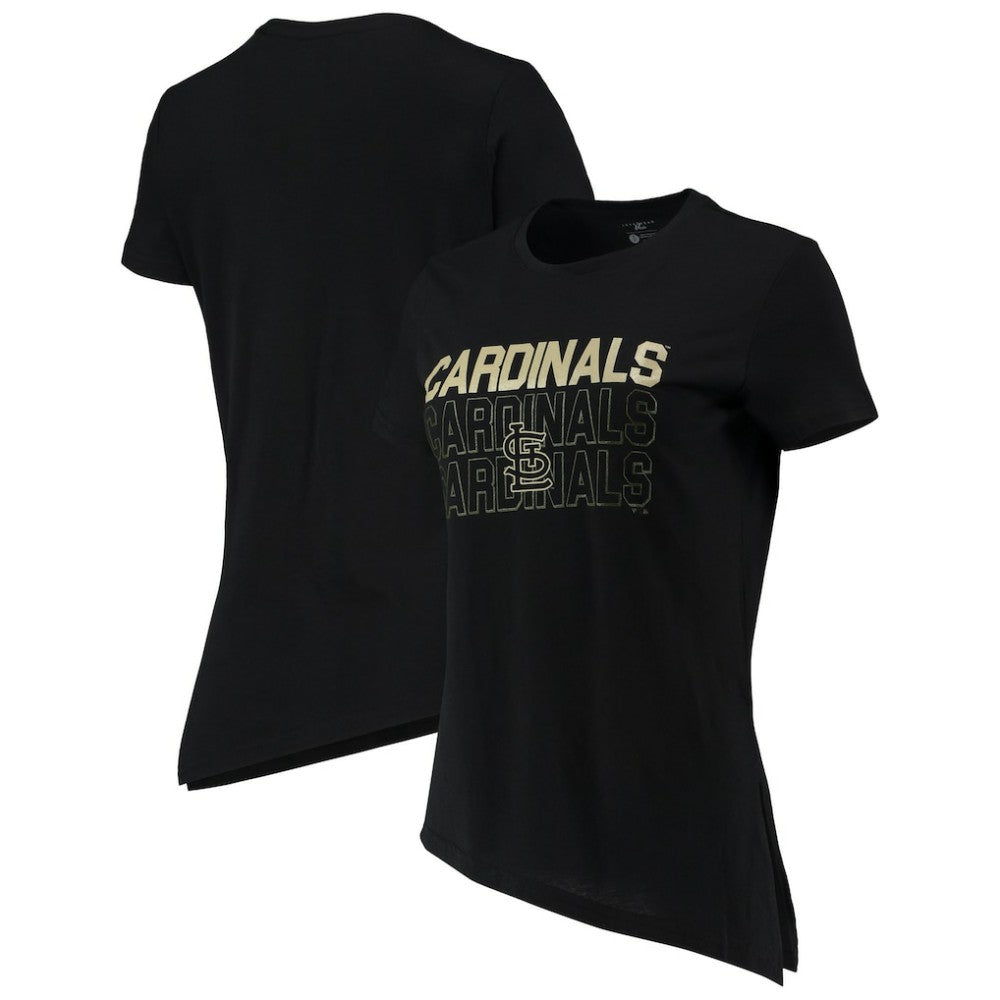 St. Louis Cardinals Levelwear Women's Birch Delta Asymmetrical T-Shirt for sale