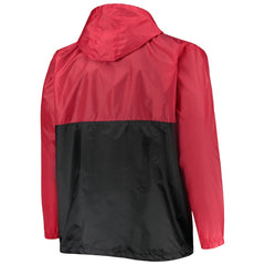 Chicago Blackhawks Big & Tall Anorak Half-Zip Pullover Hoodie Red