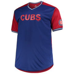 Chicago Cubs Solid V-Neck T-Shirt Online