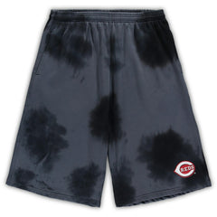 Cincinnati Reds Big & Tall Tye Dye Fleece Shorts for sale
