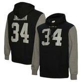 Bo Jackson Las Vegas Raiders Retired Player Name & Number Pullover Hoodie Black - Mitchell & Ness