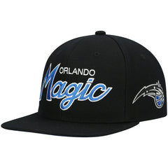 Mitchell & Ness - Orlando Magic Hardwood Classics Script 2.0 Snapback Hat - Black