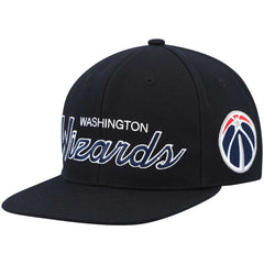 Mitchell & Ness - Washington Wizards Hardwood Classics Script 2.0 Snapback Hat - Black