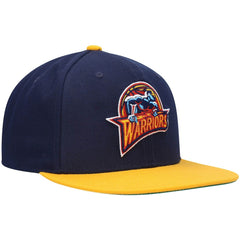 Mitchell & Ness - Golden State Warriors Hardwood Classics Team Two-Tone 2.0 Snapback Hat - Navy/Gold