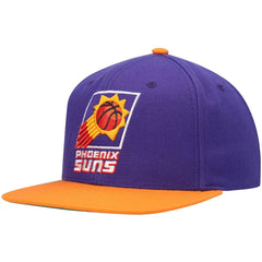 Mitchell & Ness - Phoenix Suns Hardwood Classics Team Two-Tone 2.0 Snapback Hat - Purple/Orange
