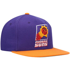 Mitchell & Ness - Phoenix Suns Hardwood Classics Team Two-Tone 2.0 Snapback Hat - Purple/Orange