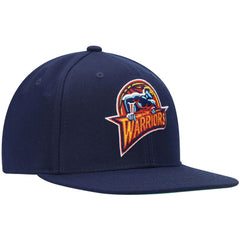 Mitchell & Ness - Golden State Warriors Hardwood Classics Team Ground 2.0 Snapback Hat - Navy