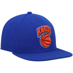 Mitchell & Ness - New York Knicks Hardwood Classics Team Ground 2.0 Snapback Hat - Blue