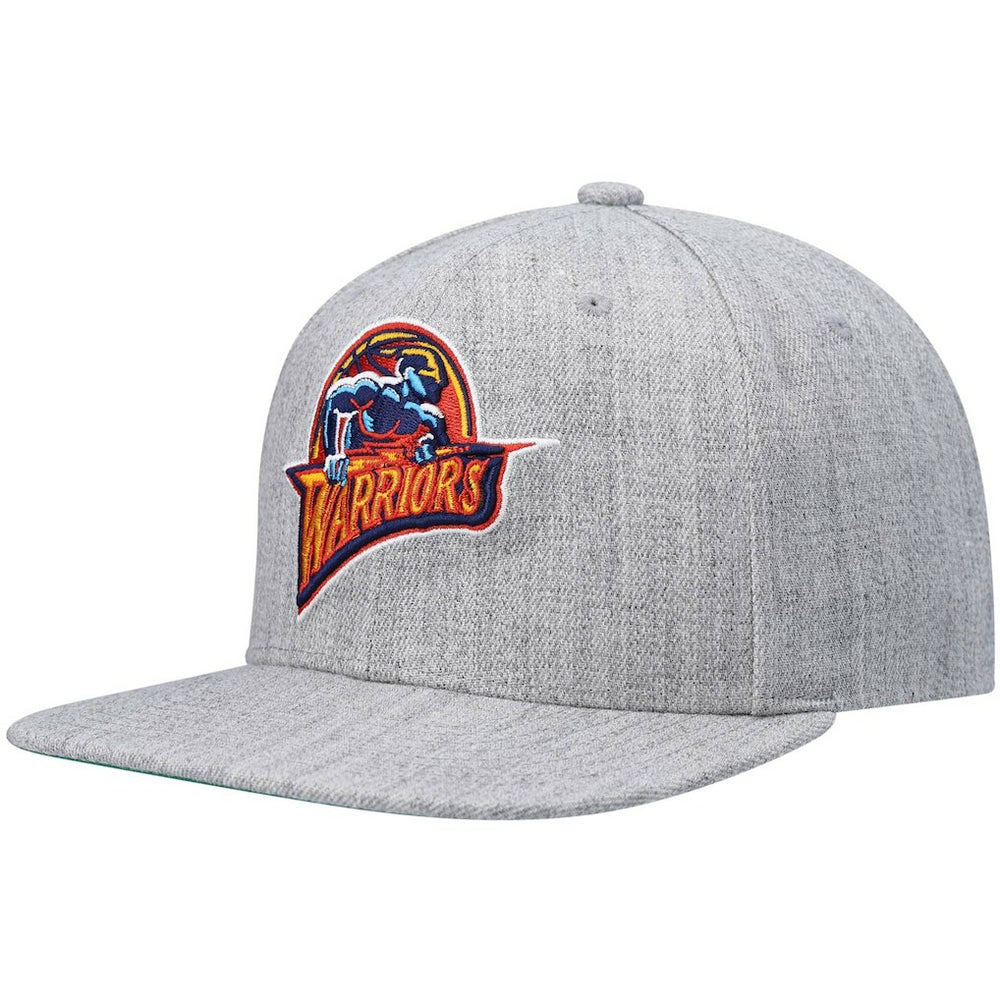 Mitchell & Ness - Golden State Warriors Hardwood Classics Team 2.0 Snapback Hat - Heathered Gray
