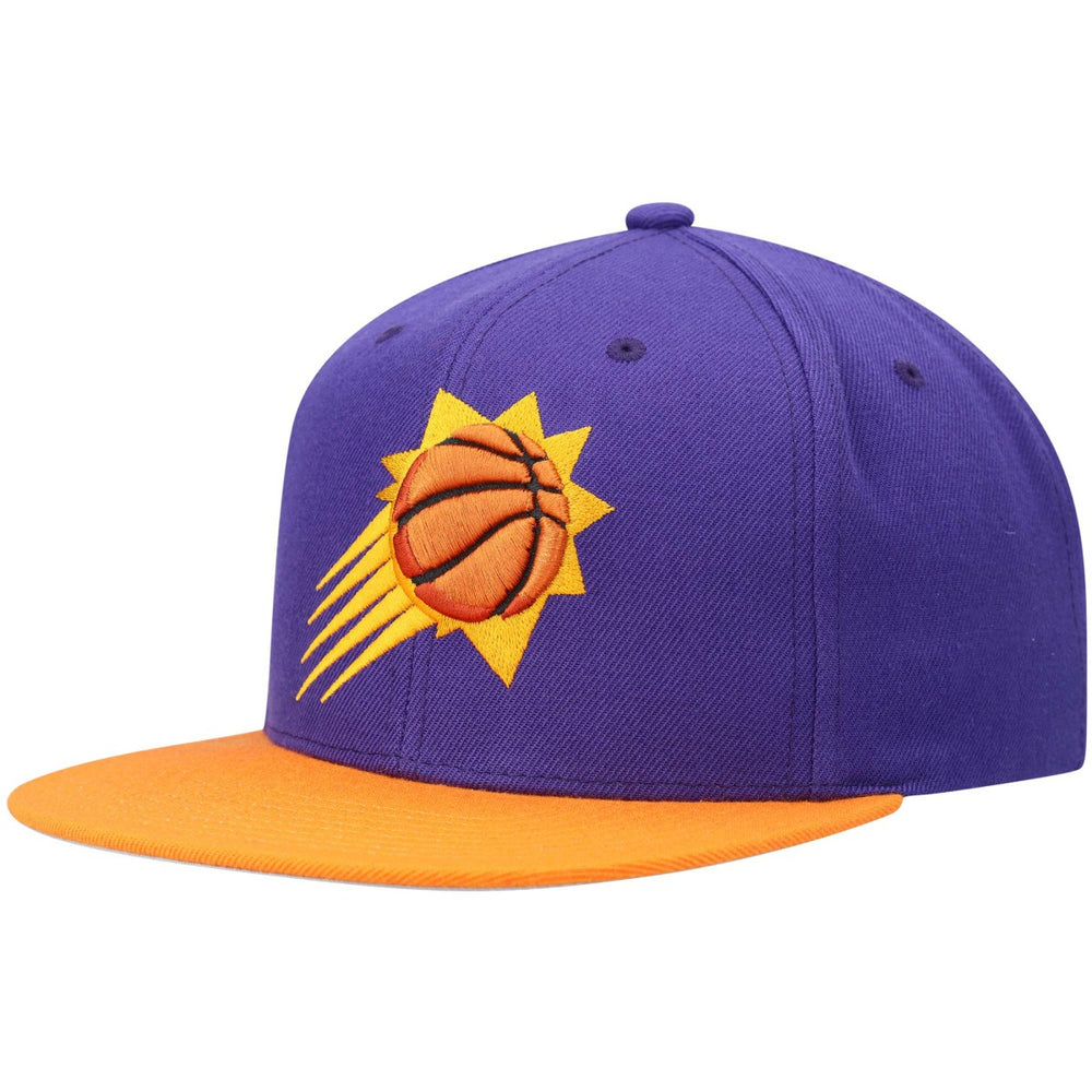 Mitchell & Ness - Phoenix Suns Team Two-Tone 2.0 Snapback Hat - Purple/Orange