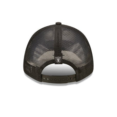 Las Vegas Raiders New Era Women's Team Trucker 9FORTY Snapback Hat Black - NFL