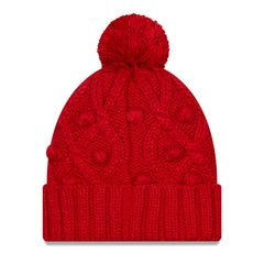 Tampa Bay Buccaneers New Era Women's Toasty Cuffed Knit Hat with Pom Red - NFL