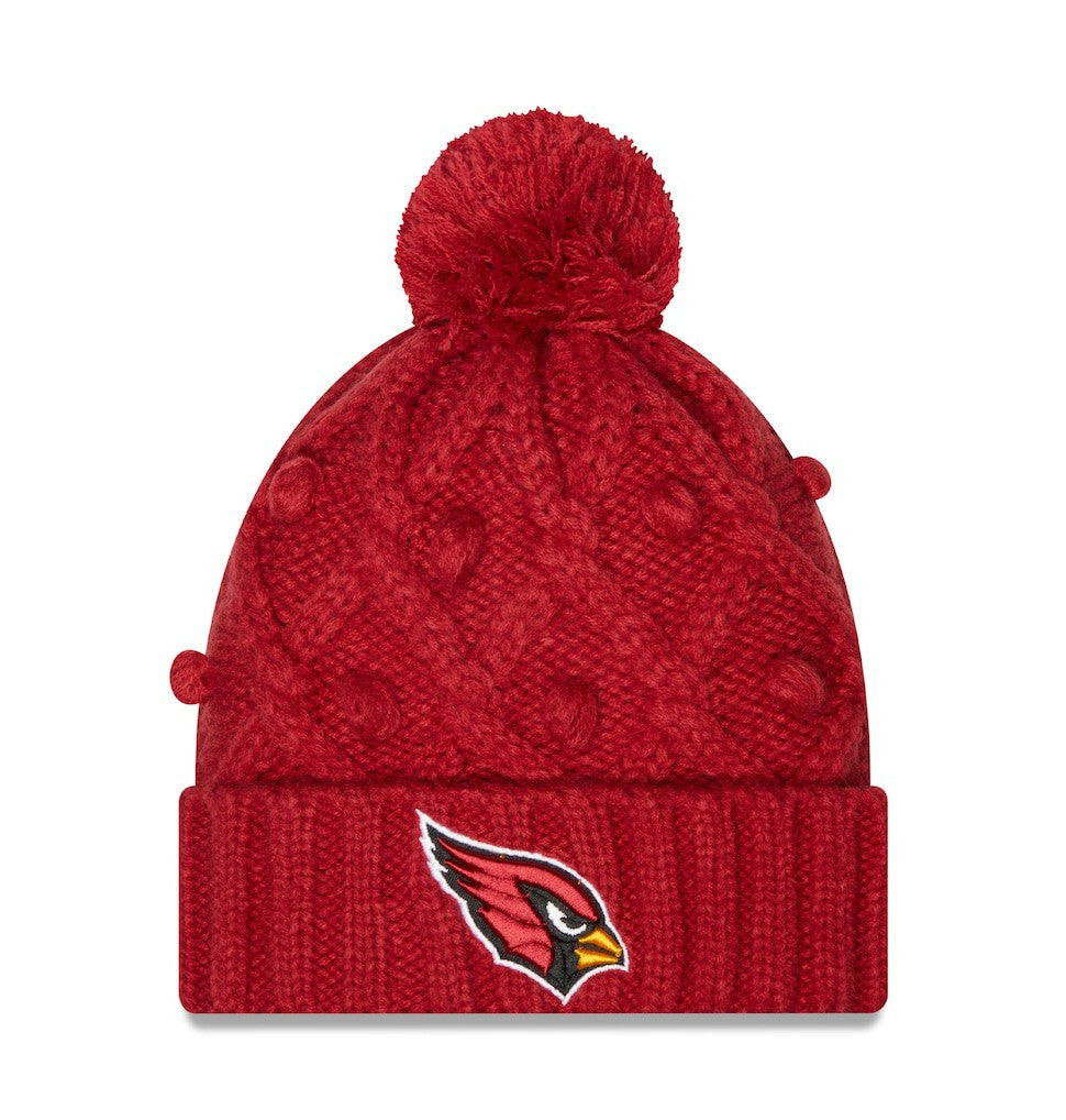 Arizona Cardinals New Era Women's Toasty Cuffed Knit Hat with Pom Cardinal - NFL