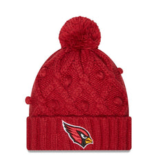 Arizona Cardinals New Era Women's Toasty Cuffed Knit Hat with Pom Cardinal - NFL