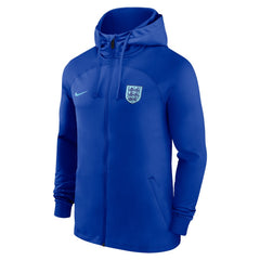 Nike England National Team Strike Raglan Hoodie Full-Zip Track Jacket - Blue