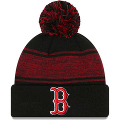 Boston Red Sox New Era Chilled Cuffed Knit Hat with Pom discount