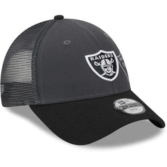 Las Vegas Raiders New Era Youth Reflect 9FORTY Adjustable Hat Graphite - NFL
