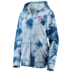 Chicago Cubs New Era Women's Tie-Dye Full-Zip Hoodie Online