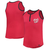 Washington Nationals New Era Girls Youth Henley Tank Top Near Me
