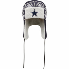 Dallas Cowboys New Era Knit Trapper Hat Navy - NFL