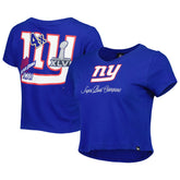 New York Giants New Era Women's Historic Champs T-Shirt Royal - NFL