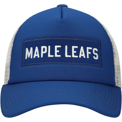 Toronto Maple Leafs - adidas Team Plate Trucker Snapback Hat Blue/White