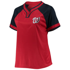 Washington Nationals Women's Plus Size Raglan T-Shirt discount