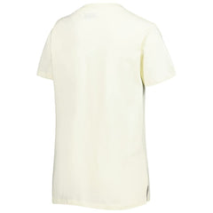Las Vegas Raiders New Era Women's Chrome Sideline T-Shirt Cream - NFL