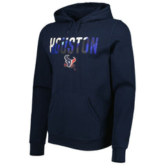 Houston Texans New Era Ink Dye Pullover Hoodie Navy - NFL