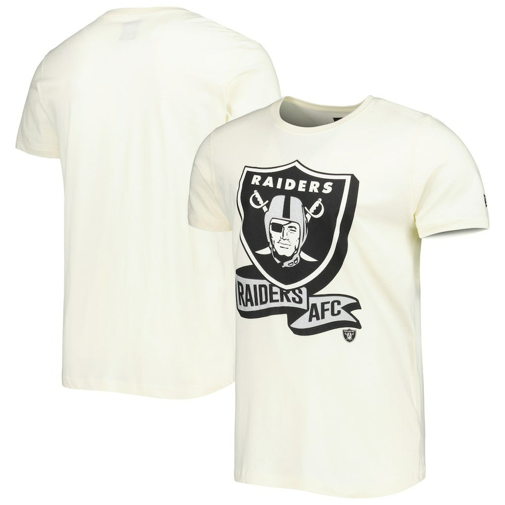 Las Vegas Raiders New Era Sideline Chrome T-Shirt Cream - NFL