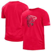 Atlanta Falcons New Era 2022 Sideline Ink Dye T-Shirt Red - NFL