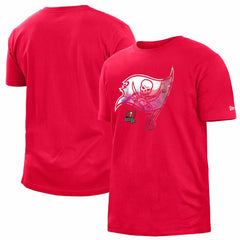 Tampa Bay Buccaneers New Era 2022 Sideline Ink Dye T-Shirt Red - NFL