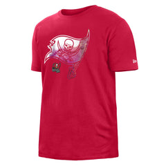 Tampa Bay Buccaneers New Era 2022 Sideline Ink Dye T-Shirt Red - NFL