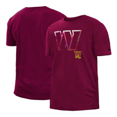 Washington Commanders New Era 2022 Sideline Ink Dye T-Shirt Burgundy - NFL