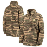 New Jersey Devils - G-III Sports by Carl Banks Women's Sherpa Quarter-Zip Jacket Camo