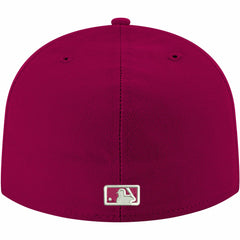 Minnesota Twins New Era White Logo 59FIFTY Fitted Hat Clearance