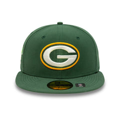 Green Bay Packers New Era Super Bowl XXXI Citrus Pop 59FIFTY Fitted Hat Green - NFL