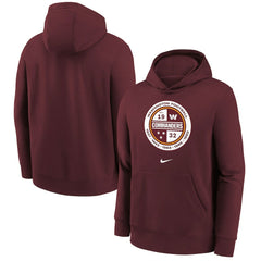 Washington Commanders Youth Alternate Logo Pullover Hoodie Burgundy - Nike