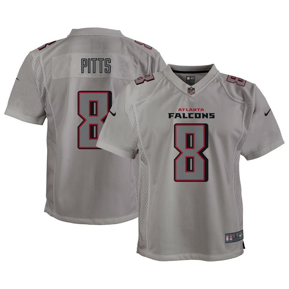 Kyle Pitts Atlanta Falcons Youth Atmosphere Game Jersey Gray - Nike