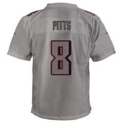 Kyle Pitts Atlanta Falcons Youth Atmosphere Game Jersey Gray - Nike