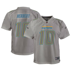 Justin Herbert Los Angeles Chargers Youth Atmosphere Game Jersey Gray - Nike