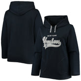 New York Yankees Soft as a Grape Women's Plus Size Side Split Pullover Hoodie On Sale