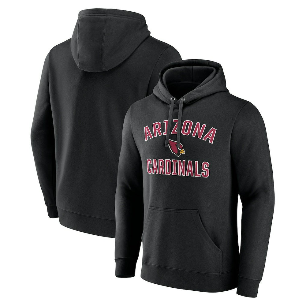 Arizona Cardinals Victory Arch Team Fitted Pullover Hoodie Black - NFL