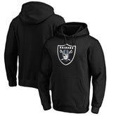 Las Vegas Raiders Primary Logo Fitted Pullover Hoodie Black - NFL