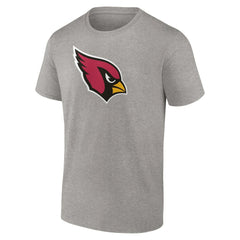 Arizona Cardinals Primary Logo T-Shirt Heather Gray - Fanatics