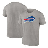 Buffalo Bills Primary Logo T-Shirt Heather Gray - Fanatics