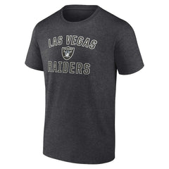 Las Vegas Raiders Victory Arch T-Shirt Heather Charcoal - Fanatics