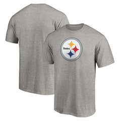 Pittsburgh Steelers Primary Logo T-Shirt Heather Gray - Fanatics